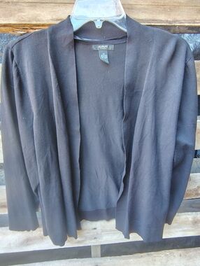 Alfani Women’s Black Open-Front Cardigan Sweater